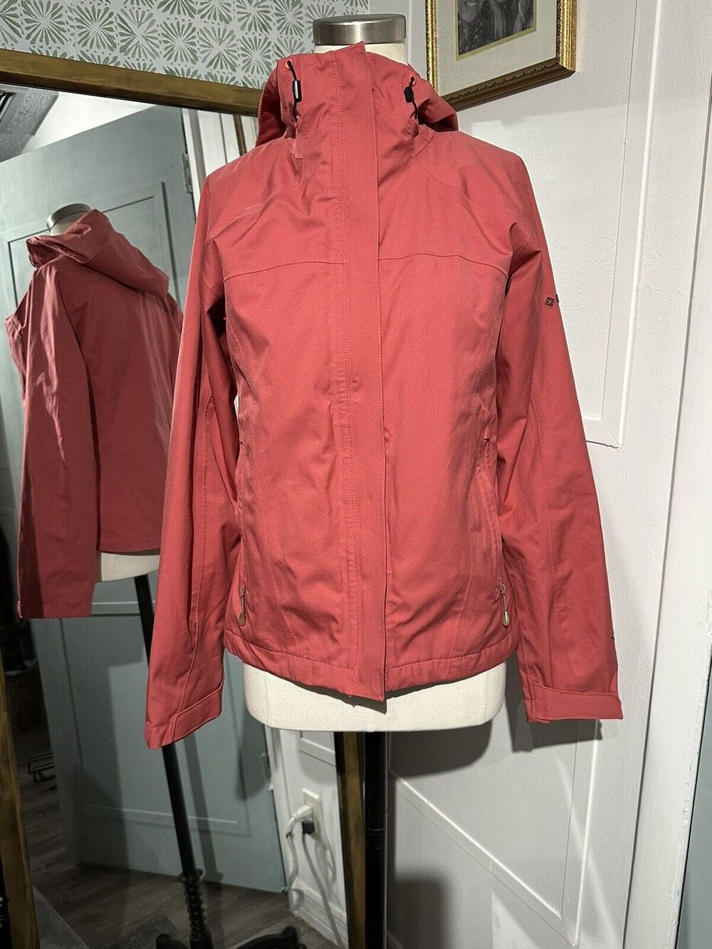 Columbia Sportswear Women Windbreaker Waterproof Jacket Titanium Size XS